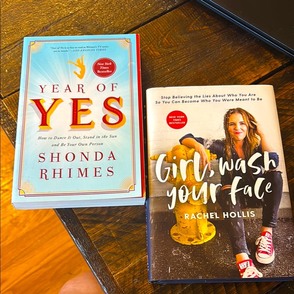 Year of Yes and Girl, Wash Your Face Books Bundle